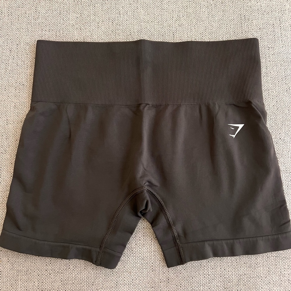Gymshark Women's Dark Gray Bike Shorts